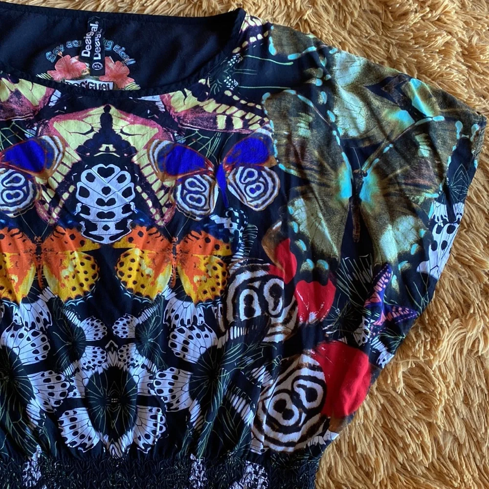 Desigual Butterfly Blouse - Picture 1 of 5